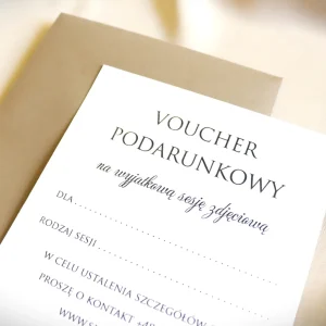 Sesja zdjęciowa na Dzień Mamy - voucher